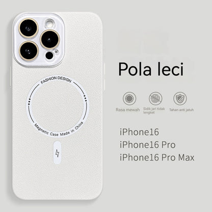 Casing ponsel motif leci magnetik kecil