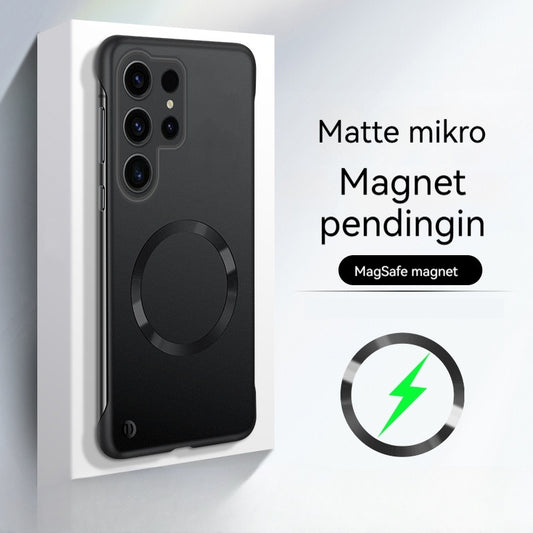 Casing ponsel Samsung magnetik tanpa batas ultra-tipis
