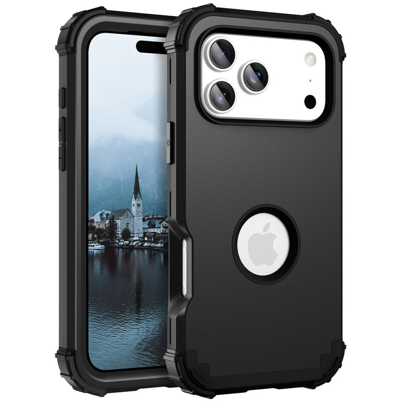 3-in-1 full-coverage anti-drop Apple phone case