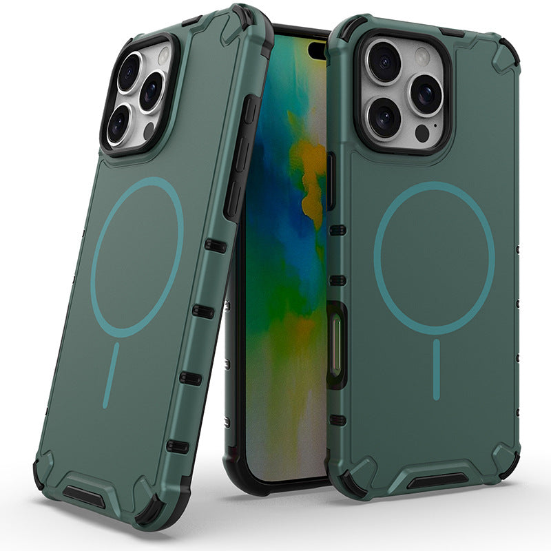 Skin-friendly magnetic heat dissipation Apple phone case