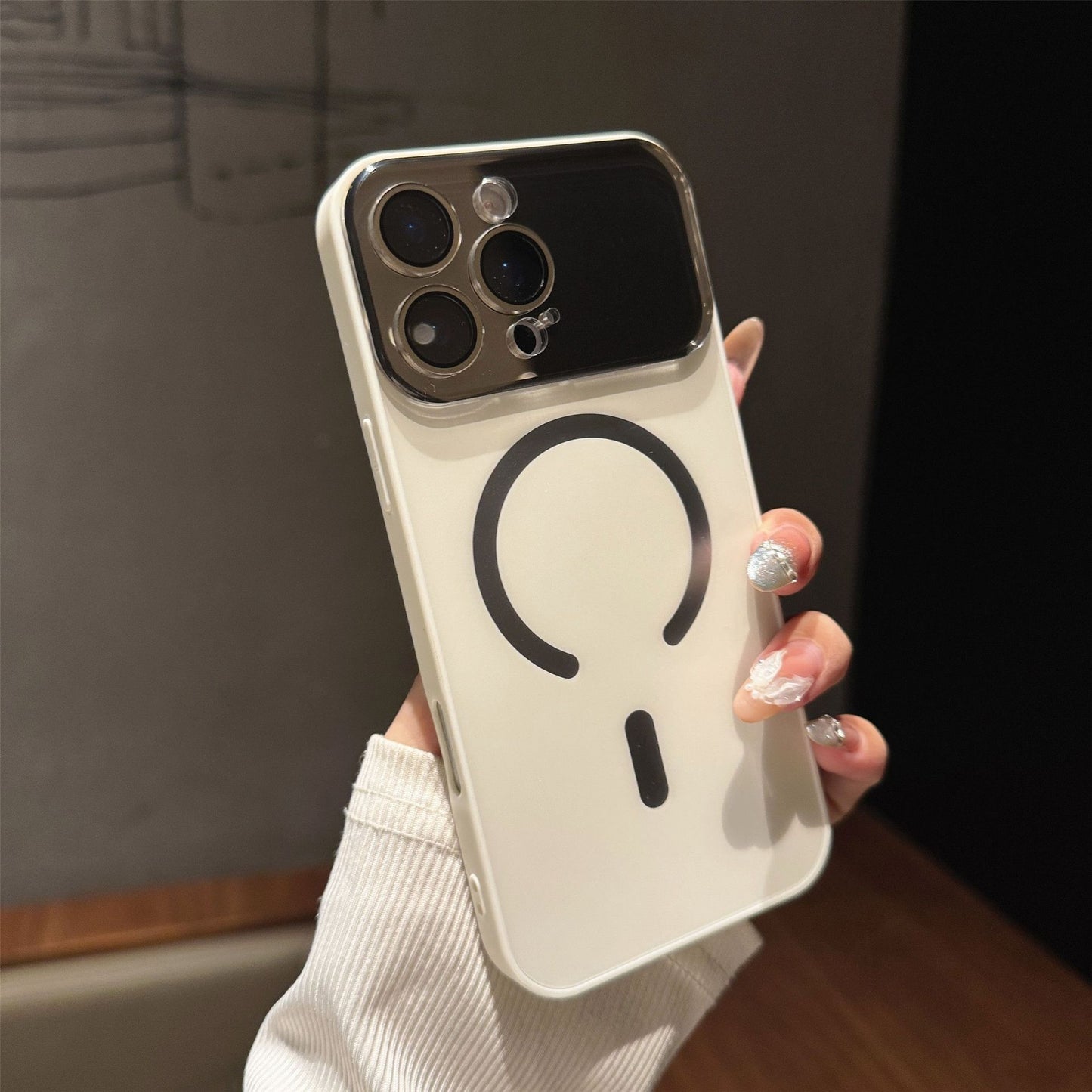 Matte Skin Feel Magnetic Apple Phone Case