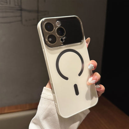 Matte Skin Feel Magnetic Apple Phone Case