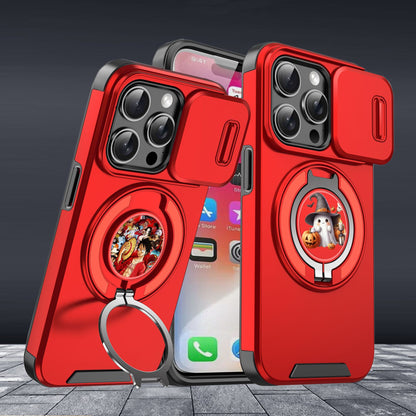 Casing iPhone dengan dudukan magnet bertema Halloween