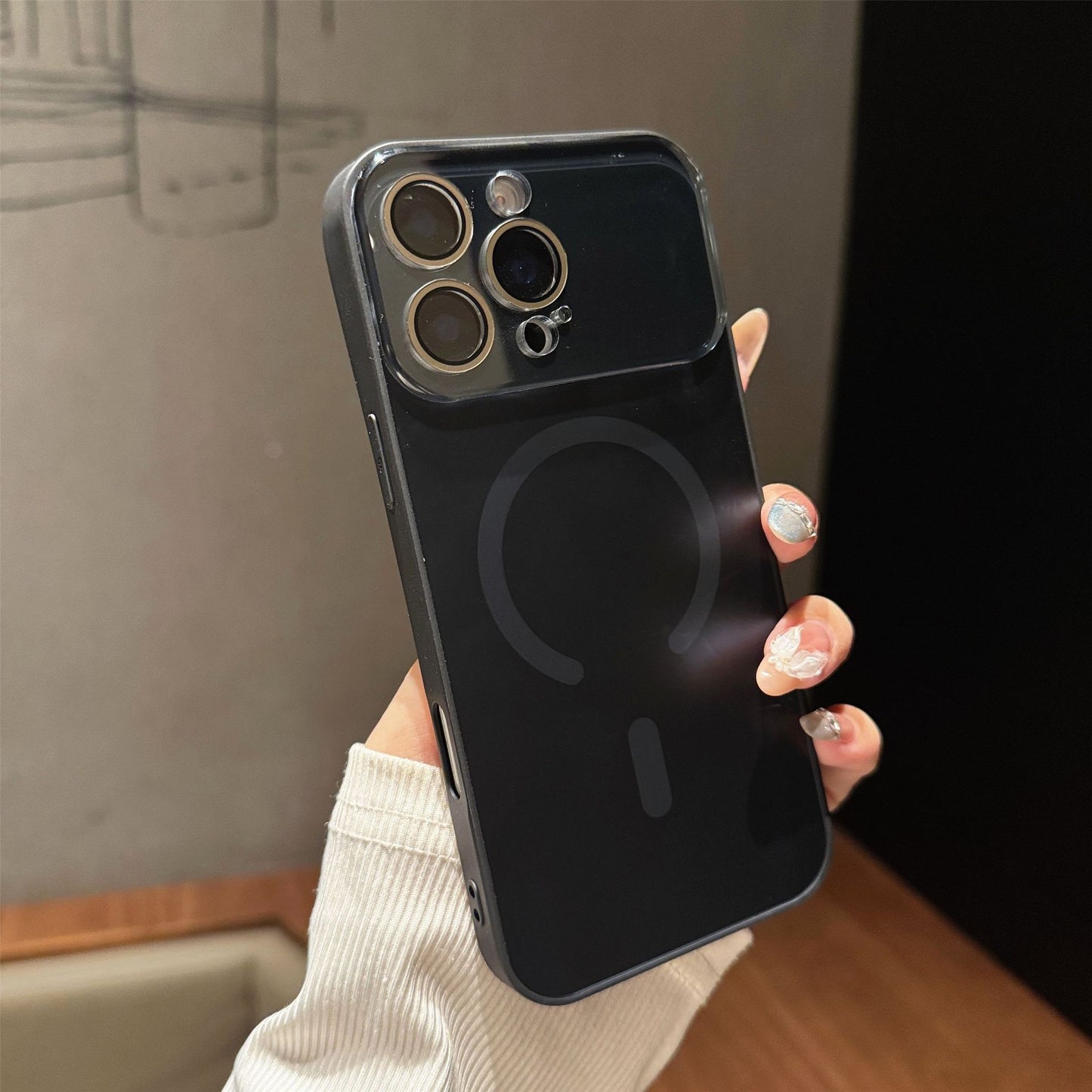 Matte Skin Feel Magnetic Apple Phone Case