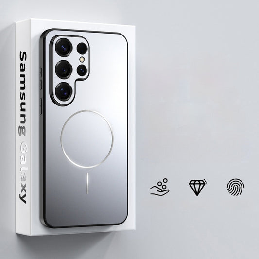 Casing ponsel Samsung magnetik all-inclusive yang modis dan personal