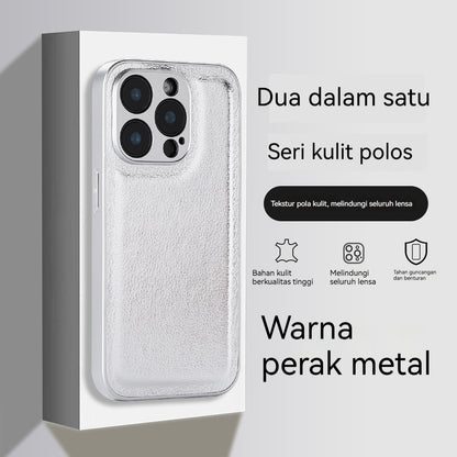Casing ponsel Apple motif leci dua-dalam-satu yang unik