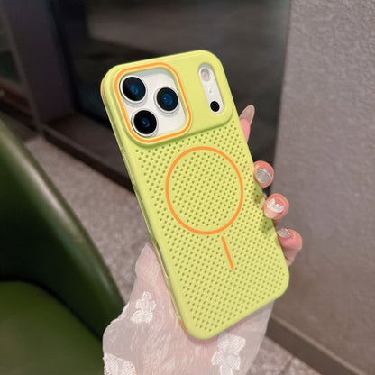 Casing iPhone magnetik warna-warni yang kreatif