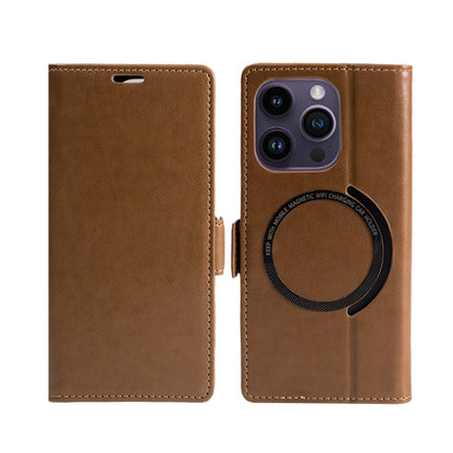 Casing iPhone Magnetik Dompet Kulit