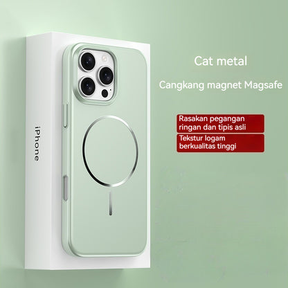 Casing iPhone magnetik logam ultra tipis