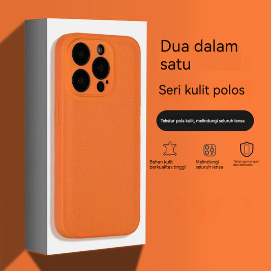 Casing ponsel Apple motif leci dua-dalam-satu yang unik