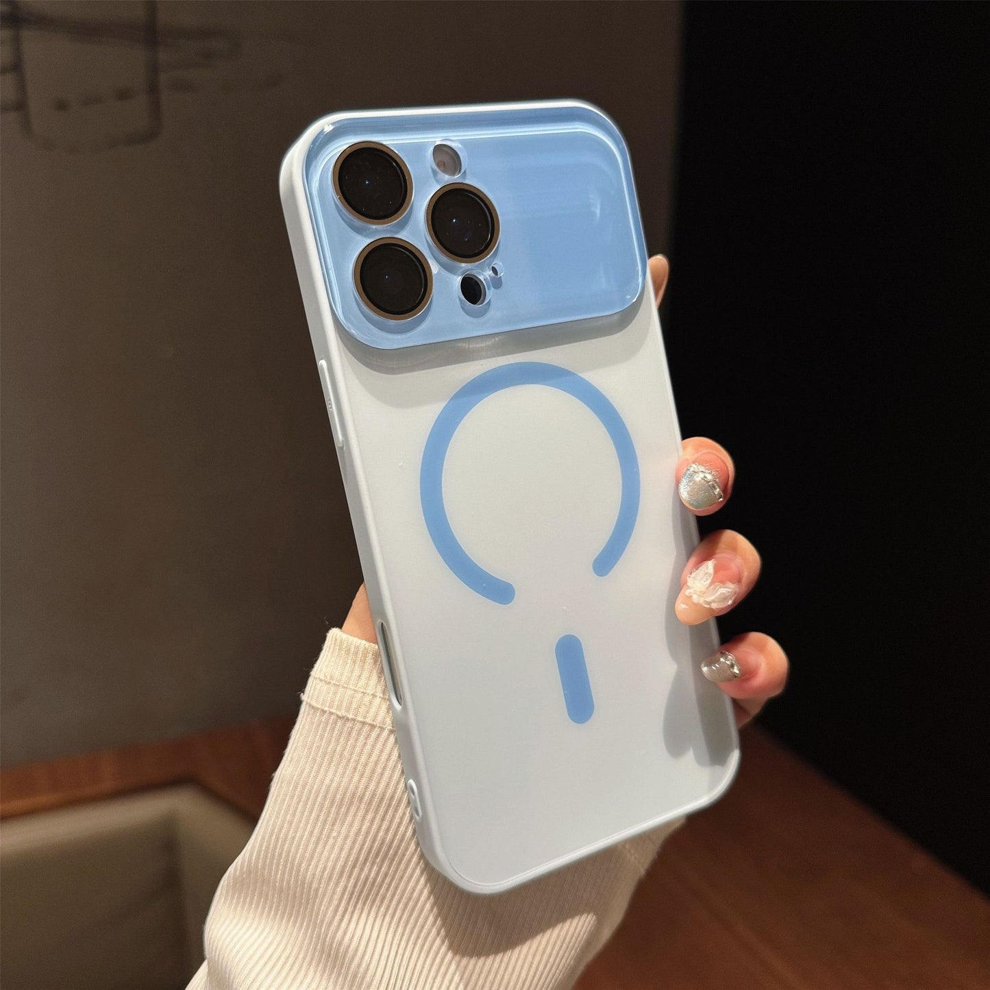 Matte Skin Feel Magnetic Apple Phone Case