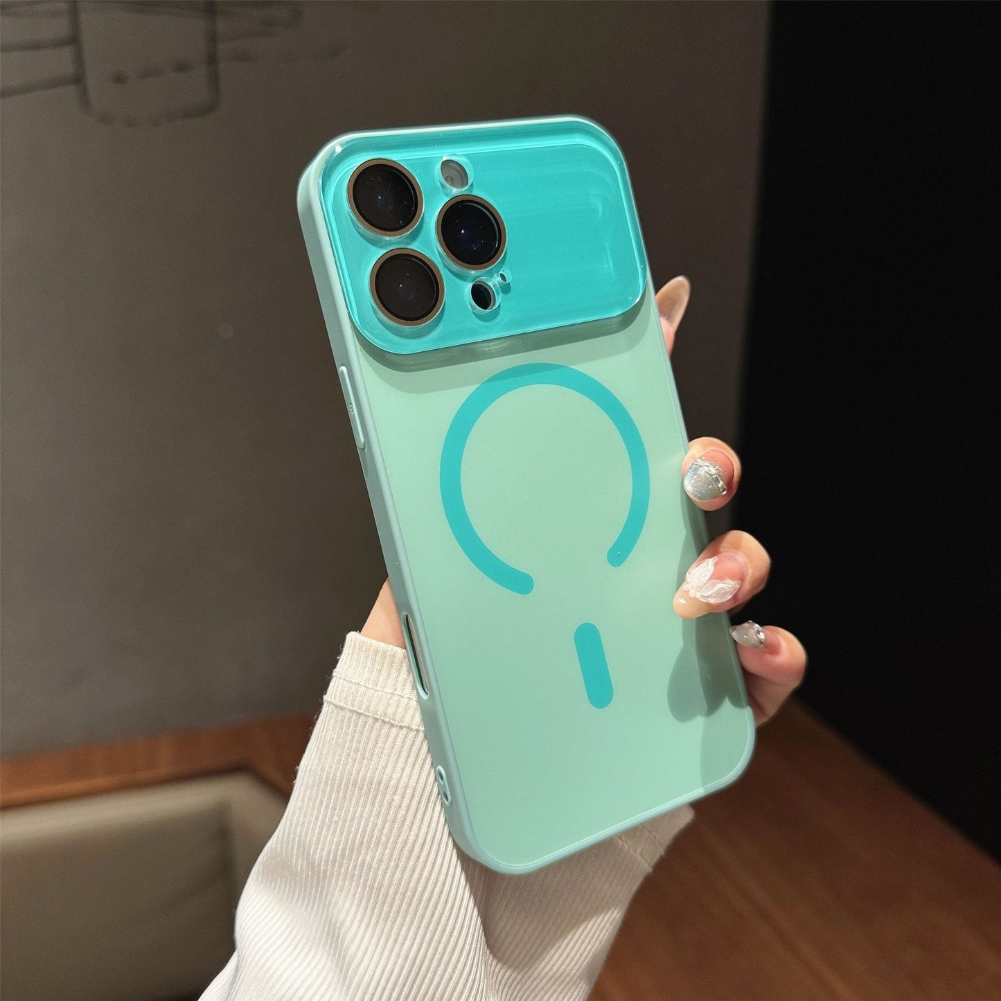 Matte Skin Feel Magnetic Apple Phone Case