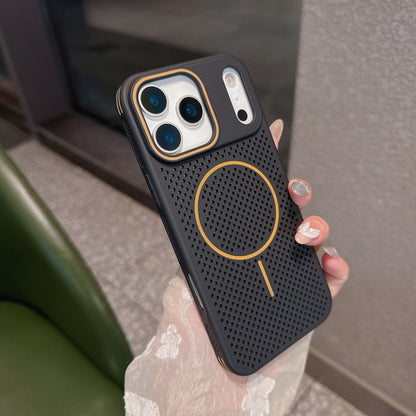 Casing iPhone magnetik warna-warni yang kreatif