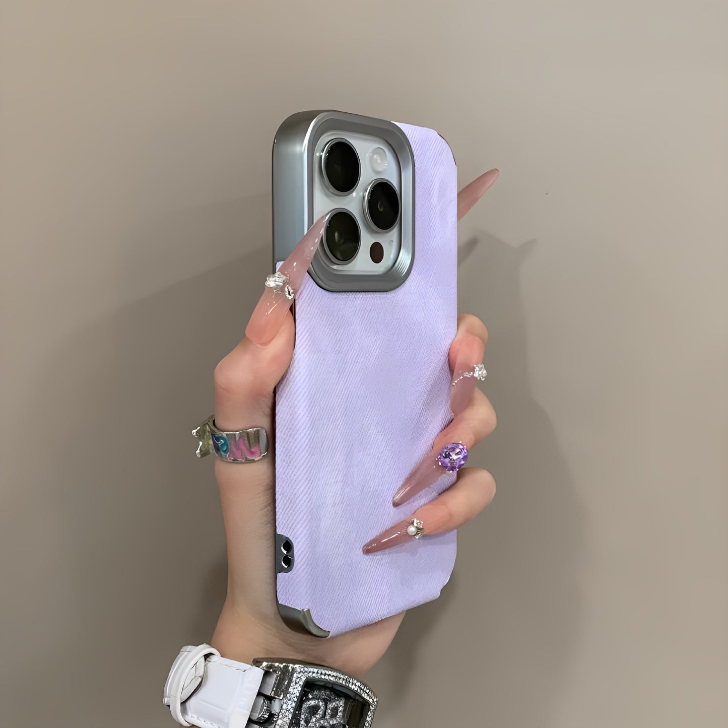 Casing iPhone bermotif denim