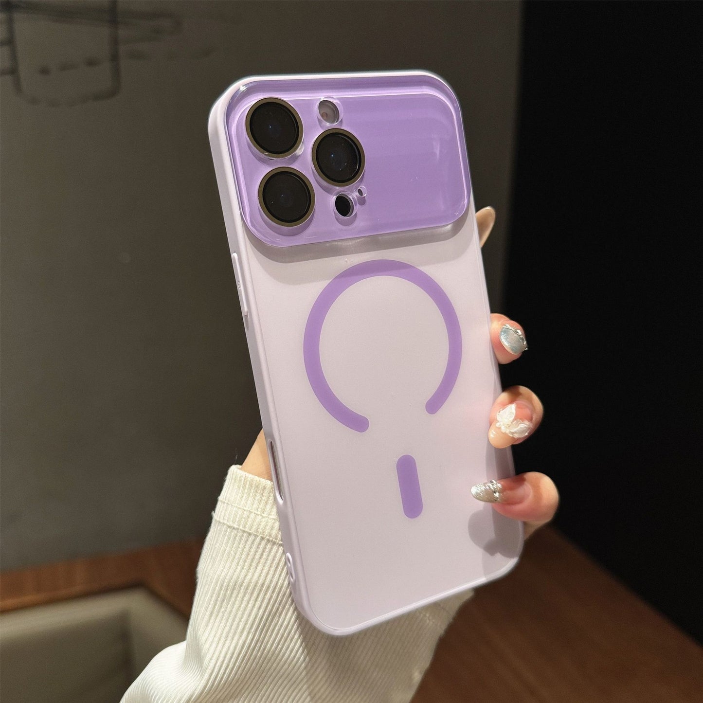 Matte Skin Feel Magnetic Apple Phone Case