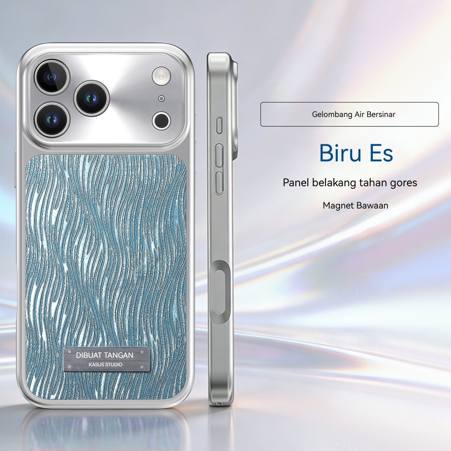 Electroplated glitter magnetic Apple phone case