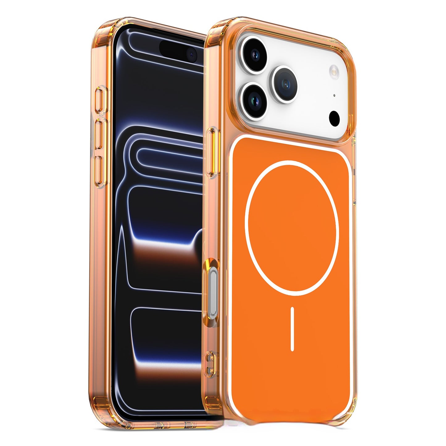 Rigid PC magnetic Apple phone case