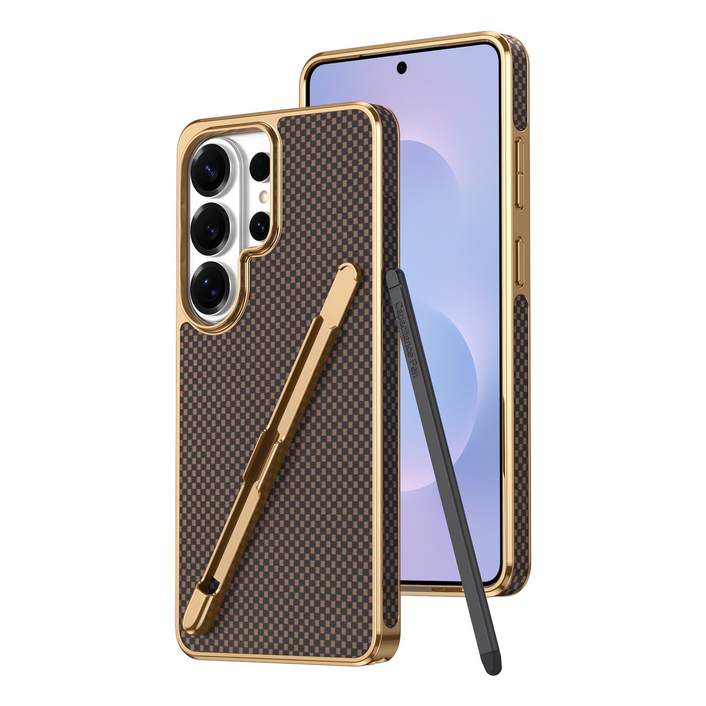 Kevlar pen slot integrated Samsung phone case