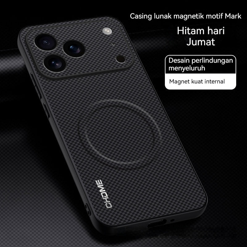 Marked magnetic Apple phone case