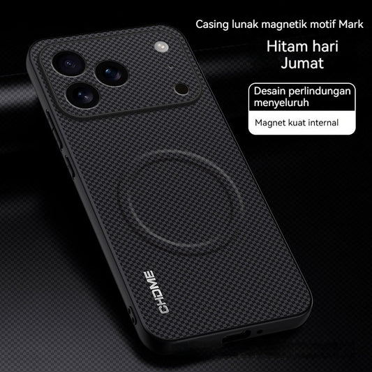 Marked magnetic Apple phone case