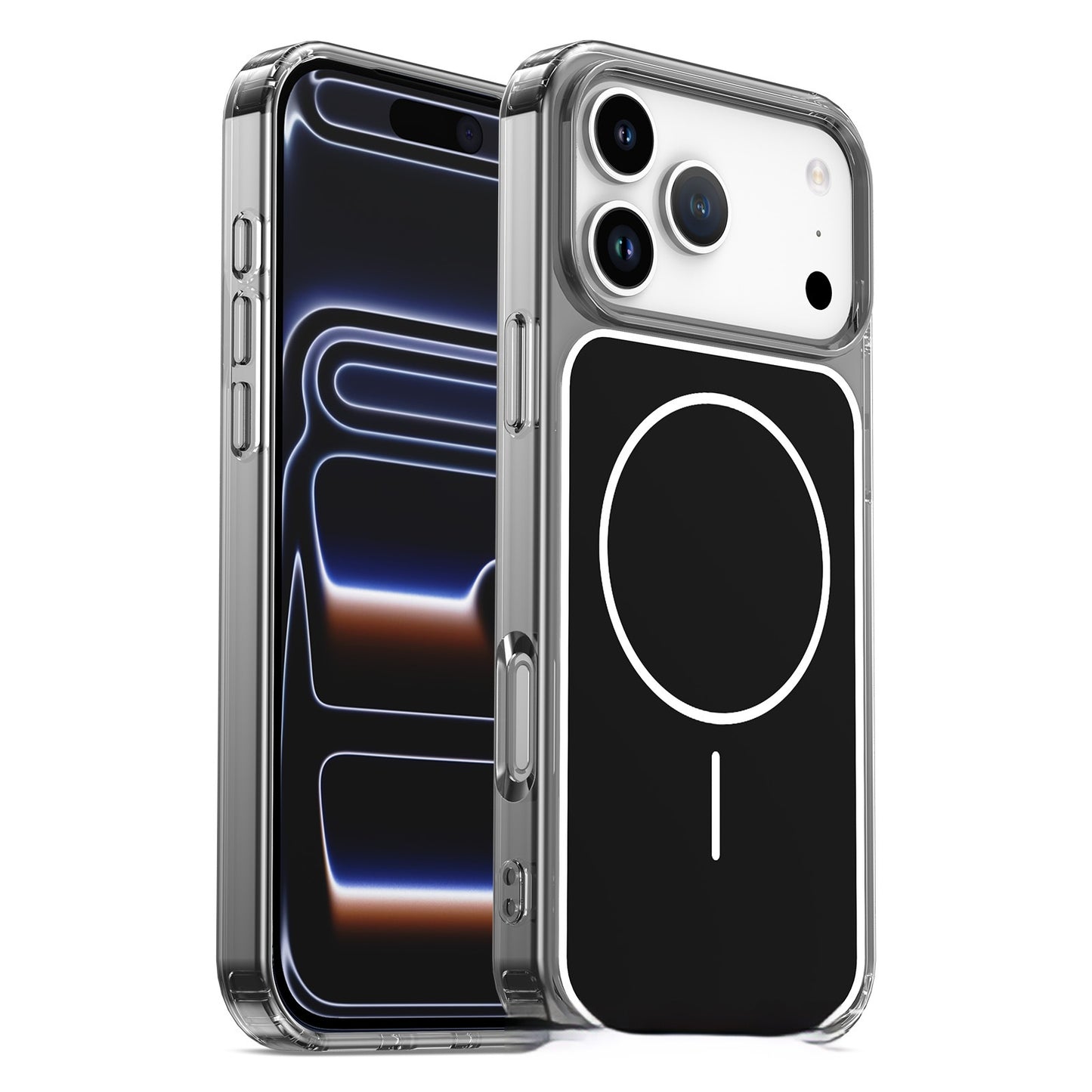 Rigid PC magnetic Apple phone case