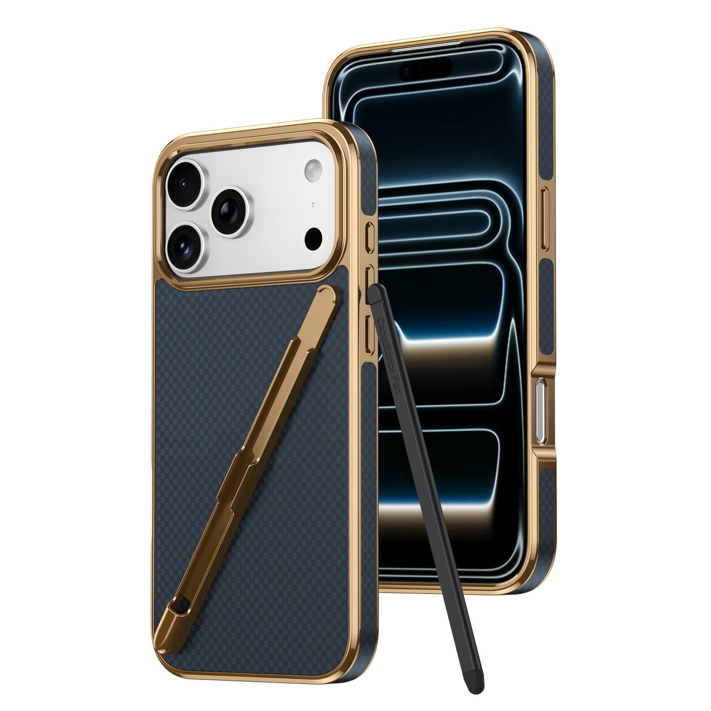 Kevlar pen slot integrated Apple phone case