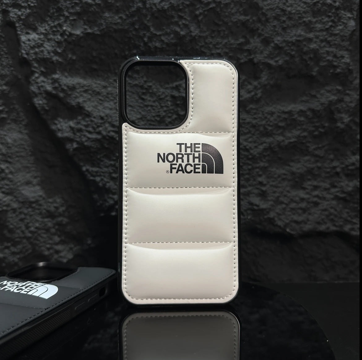 Large-hole cotton-filled down iPhone case
