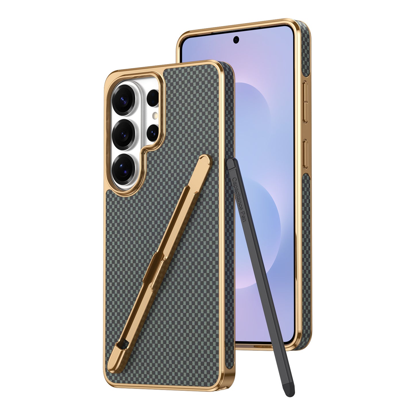 Kevlar pen slot integrated Samsung phone case
