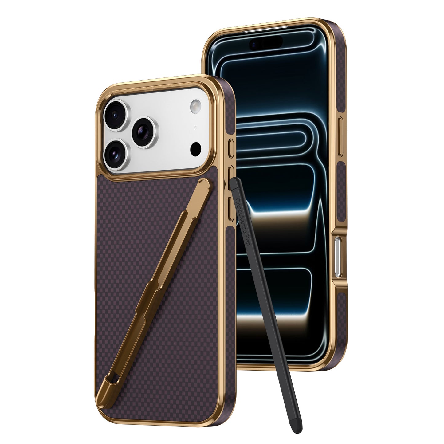 Kevlar pen slot integrated Apple phone case