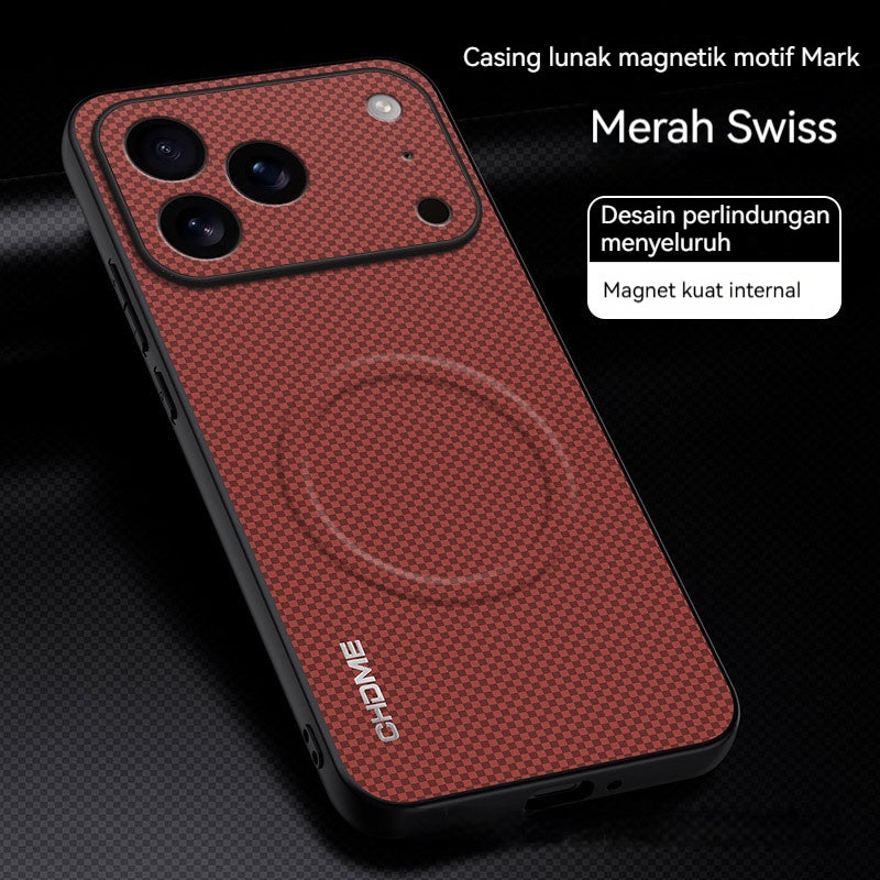 Marked magnetic Apple phone case