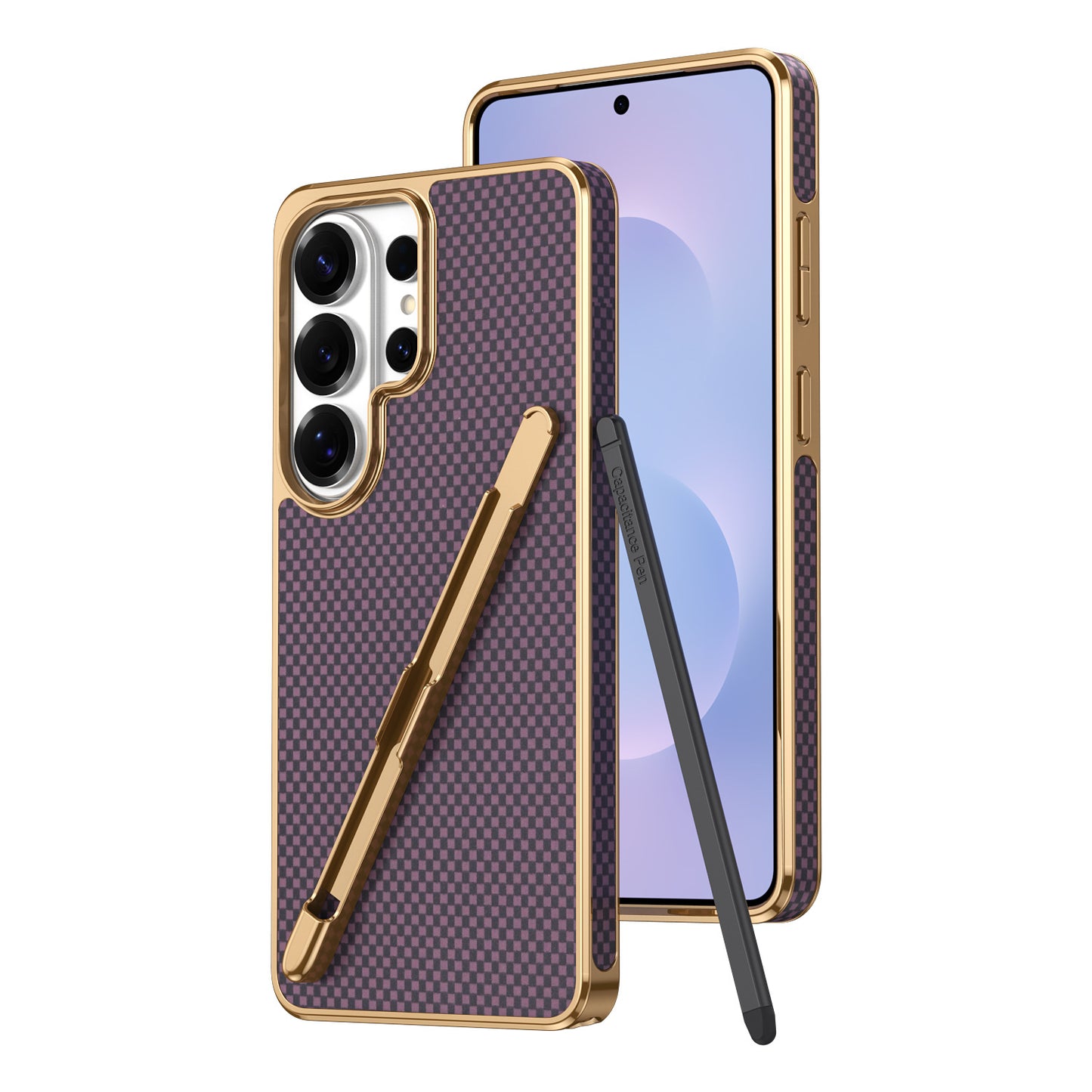 Kevlar pen slot integrated Samsung phone case