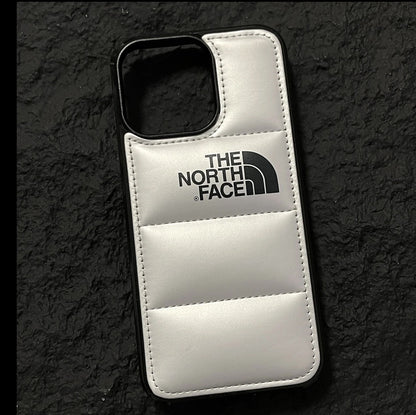 Large-hole cotton-filled down iPhone case