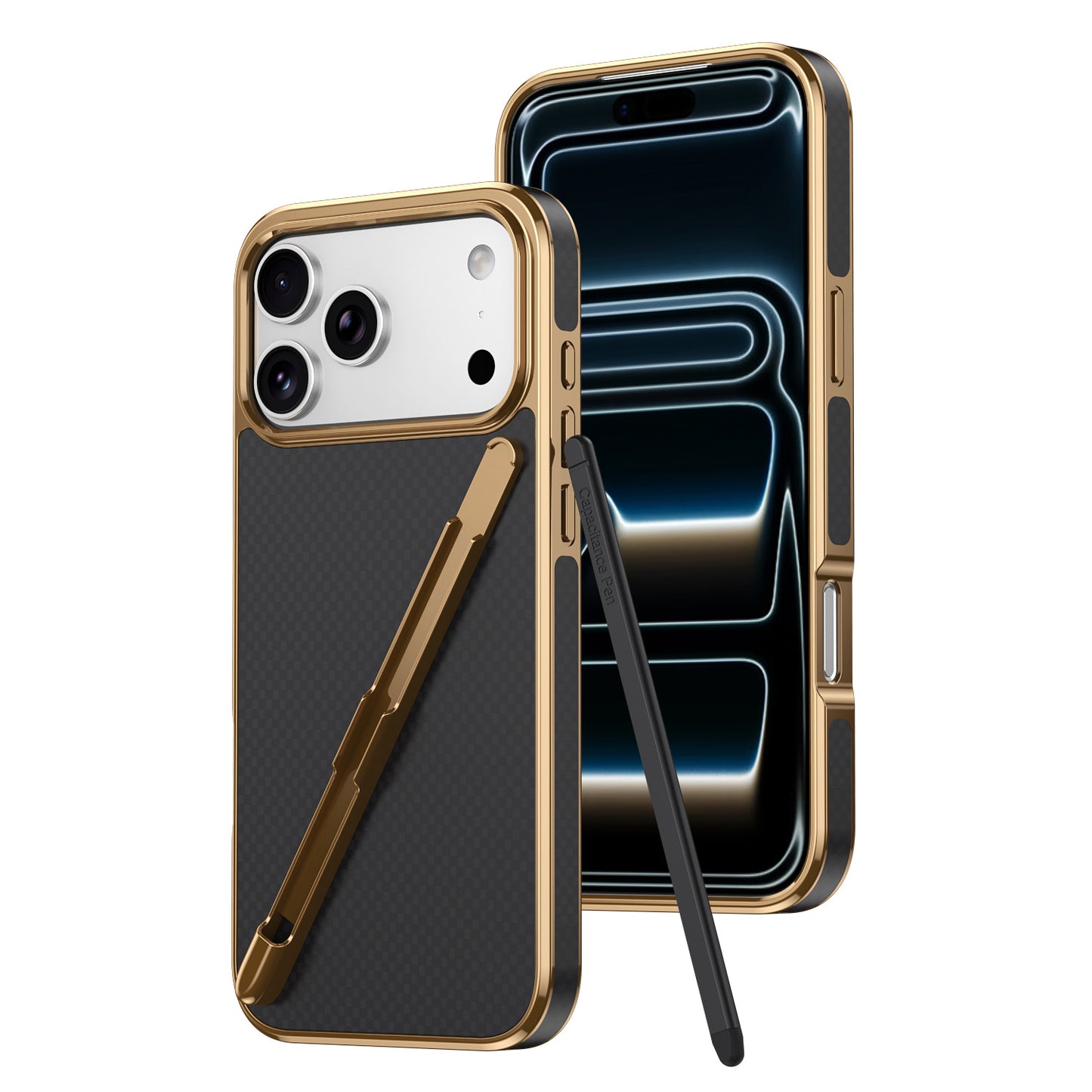 Kevlar pen slot integrated Apple phone case