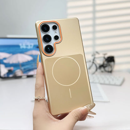 Skin-feel magnetic frosted Samsung phone case