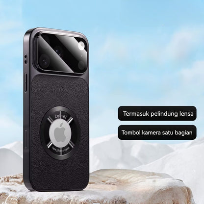 Vegan leather magnetic Apple phone case