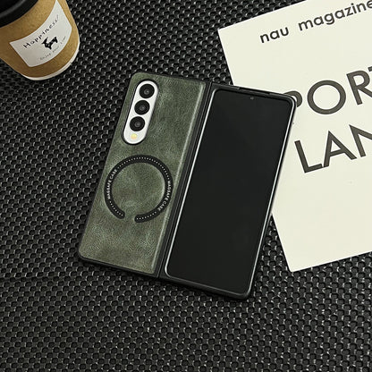 Business magnetic leather texture Samsung Z Fold phone case